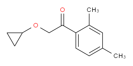 2-cyclopropoxy-1-(2,4-dimethylphenyl)ethanone