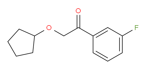 2-(cyclopentyloxy)-1-(3-fluorophenyl)ethanone