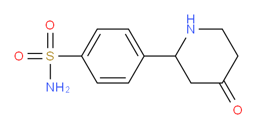 4-(4-oxopiperidin-2-yl)benzenesulfonamide