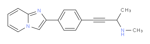 4-(4-(imidazo[1,2-a]pyridin-2-yl)phenyl)-N-methylbut-3-yn-2-amine