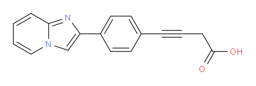 4-(4-(imidazo[1,2-a]pyridin-2-yl)phenyl)but-3-ynoic acid