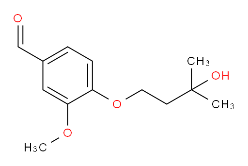 4-(3-hydroxy-3-methylbutoxy)-3-methoxybenzaldehyde