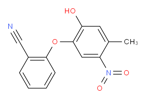 2-(2-hydroxy-4-methyl-5-nitrophenoxy)benzonitrile