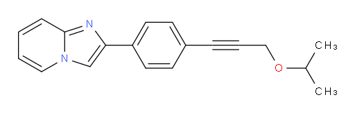 2-(4-(3-isopropoxyprop-1-yn-1-yl)phenyl)imidazo[1,2-a]pyridine