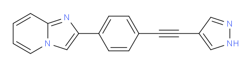 2-(4-((1H-pyrazol-4-yl)ethynyl)phenyl)imidazo[1,2-a]pyridine