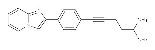 2-(4-(5-methylhex-1-yn-1-yl)phenyl)imidazo[1,2-a]pyridine