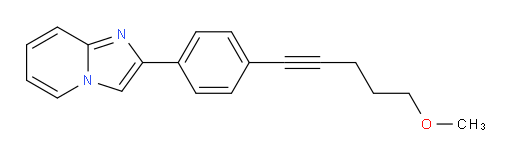 2-(4-(5-methoxypent-1-yn-1-yl)phenyl)imidazo[1,2-a]pyridine