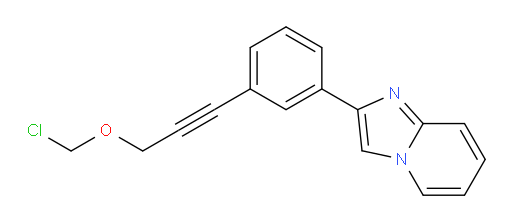 2-(3-(3-(chloromethoxy)prop-1-yn-1-yl)phenyl)imidazo[1,2-a]pyridine