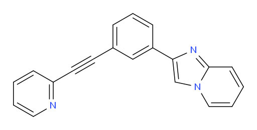 2-(3-(pyridin-2-ylethynyl)phenyl)imidazo[1,2-a]pyridine