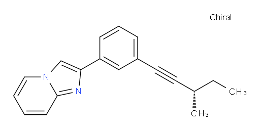 (S)-2-(3-(3-methylpent-1-yn-1-yl)phenyl)imidazo[1,2-a]pyridine