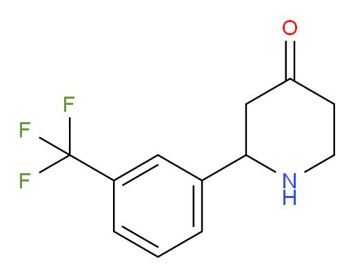 2-(3-(trifluoromethyl)phenyl)piperidin-4-one