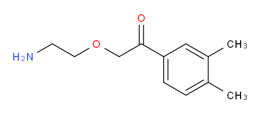 2-(2-aminoethoxy)-1-(3,4-dimethylphenyl)ethanone