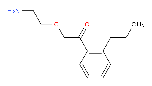 2-(2-aminoethoxy)-1-(2-propylphenyl)ethanone