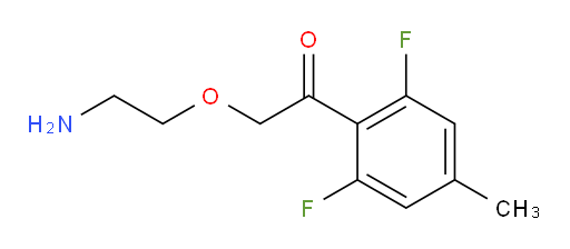 2-(2-aminoethoxy)-1-(2,6-difluoro-4-methylphenyl)ethanone