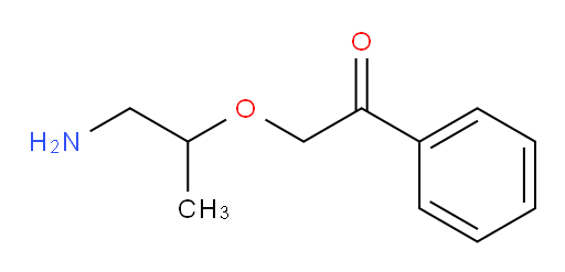 2-((1-aminopropan-2-yl)oxy)-1-phenylethanone