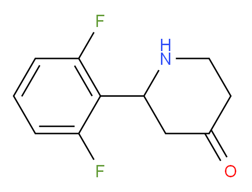 2-(2,6-difluorophenyl)piperidin-4-one