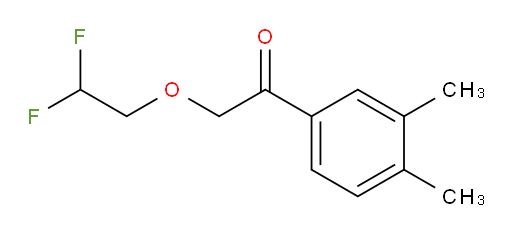 2-(2,2-difluoroethoxy)-1-(3,4-dimethylphenyl)ethanone