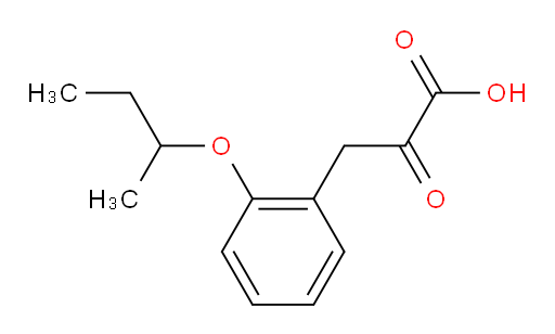 3-(2-(sec-butoxy)phenyl)-2-oxopropanoic acid