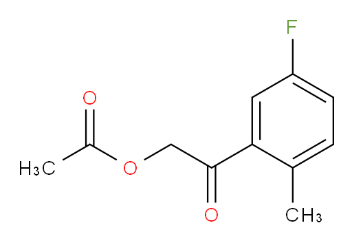 2-(5-fluoro-2-methylphenyl)-2-oxoethyl acetate