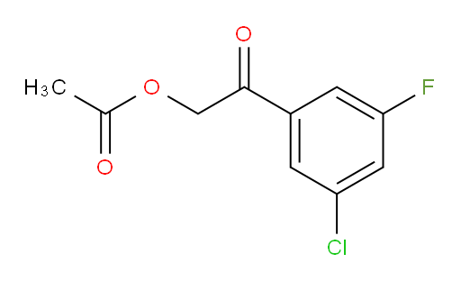 2-(3-chloro-5-fluorophenyl)-2-oxoethyl acetate