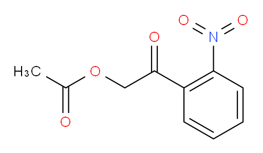 2-(2-nitrophenyl)-2-oxoethyl acetate