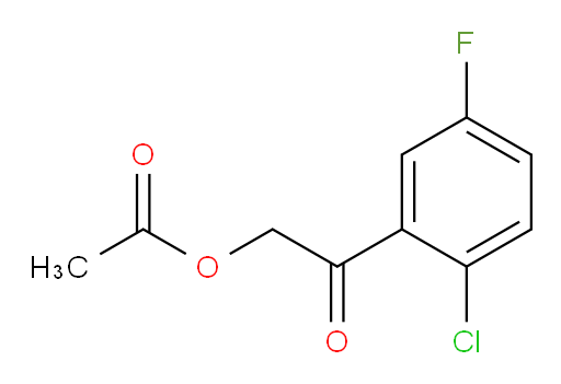 2-(2-chloro-5-fluorophenyl)-2-oxoethyl acetate