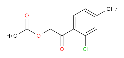 2-(2-chloro-4-methylphenyl)-2-oxoethyl acetate