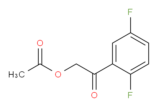 2-(2,5-difluorophenyl)-2-oxoethyl acetate
