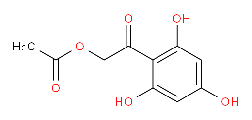 2-oxo-2-(2,4,6-trihydroxyphenyl)ethyl acetate