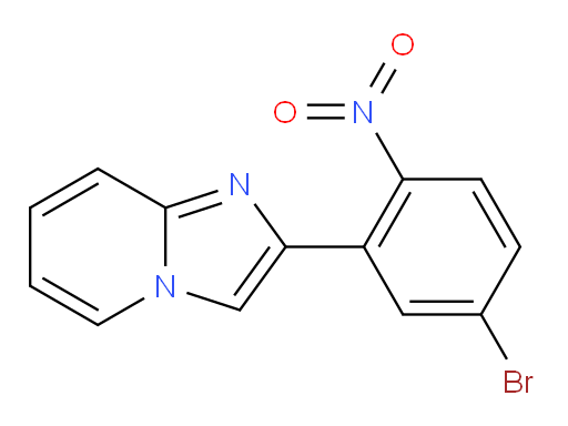2-(5-bromo-2-nitrophenyl)imidazo[1,2-a]pyridine