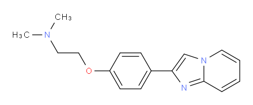 2-(4-(imidazo[1,2-a]pyridin-2-yl)phenoxy)-N,N-dimethylethanamine
