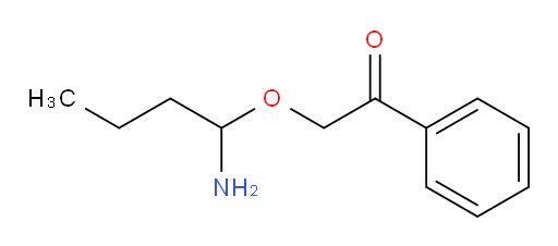 2-(1-aminobutoxy)-1-phenylethanone
