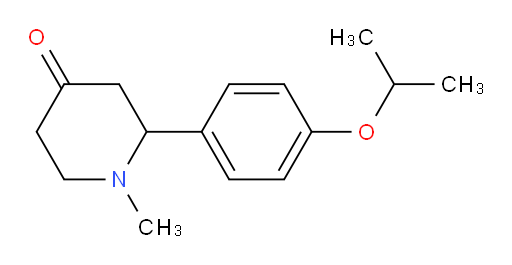 2-(4-isopropoxyphenyl)-1-methylpiperidin-4-one