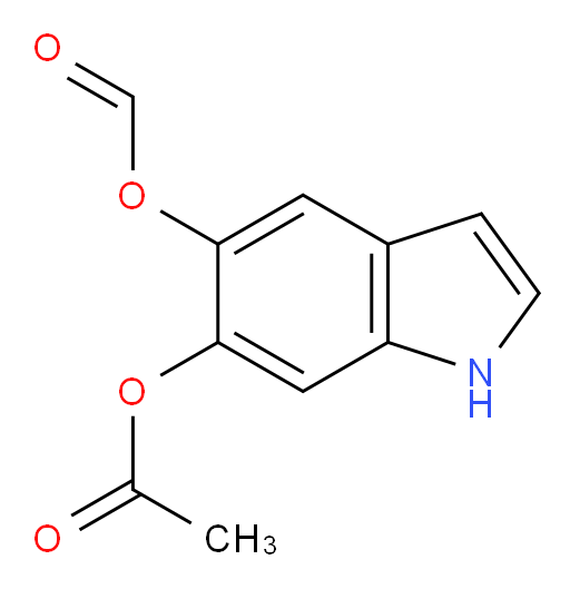 5-(formyloxy)-1H-indol-6-yl acetate