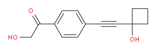 2-hydroxy-1-(4-((1-hydroxycyclobutyl)ethynyl)phenyl)ethanone