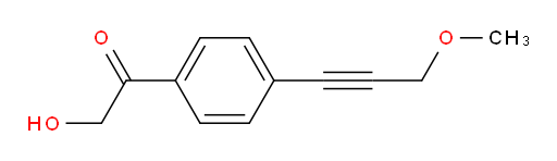 2-hydroxy-1-(4-(3-methoxyprop-1-yn-1-yl)phenyl)ethanone