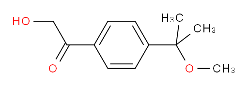 2-hydroxy-1-(4-(2-methoxypropan-2-yl)phenyl)ethanone