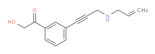 1-(3-(3-(allylamino)prop-1-yn-1-yl)phenyl)-2-hydroxyethanone