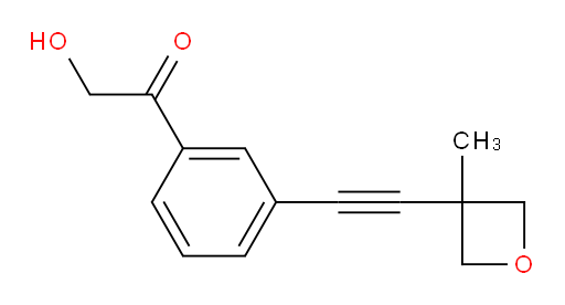 2-hydroxy-1-(3-((3-methyloxetan-3-yl)ethynyl)phenyl)ethanone