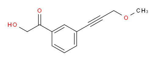 2-hydroxy-1-(3-(3-methoxyprop-1-yn-1-yl)phenyl)ethanone