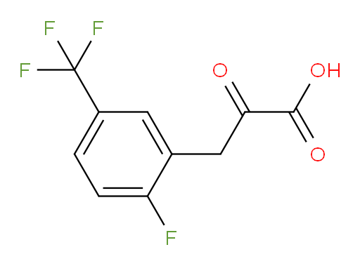 3-(2-fluoro-5-(trifluoromethyl)phenyl)-2-oxopropanoic acid