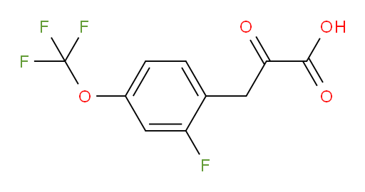 3-(2-fluoro-4-(trifluoromethoxy)phenyl)-2-oxopropanoic acid