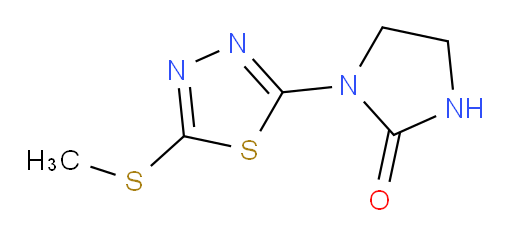 1-(5-(methylthio)-1,3,4-thiadiazol-2-yl)imidazolidin-2-one