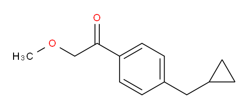 1-(4-(cyclopropylmethyl)phenyl)-2-methoxyethanone