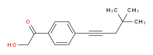 1-(4-(4,4-dimethylpent-1-yn-1-yl)phenyl)-2-hydroxyethanone