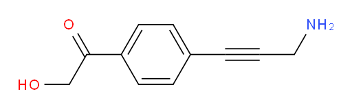 1-(4-(3-aminoprop-1-yn-1-yl)phenyl)-2-hydroxyethanone