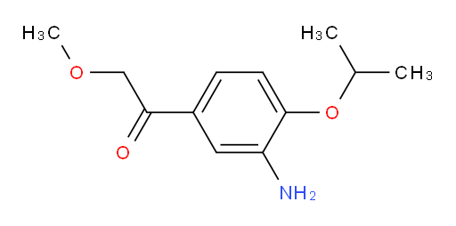 1-(3-amino-4-isopropoxyphenyl)-2-methoxyethanone