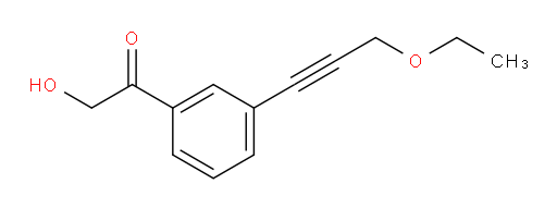 1-(3-(3-ethoxyprop-1-yn-1-yl)phenyl)-2-hydroxyethanone