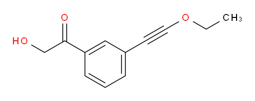 1-(3-(ethoxyethynyl)phenyl)-2-hydroxyethanone