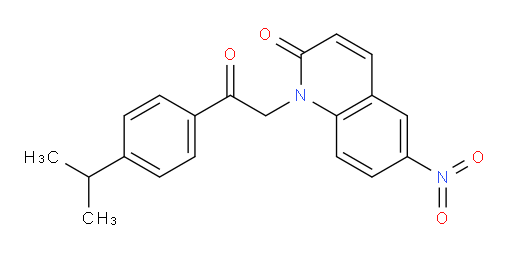 1-(2-(4-isopropylphenyl)-2-oxoethyl)-6-nitroquinolin-2(1H)-one